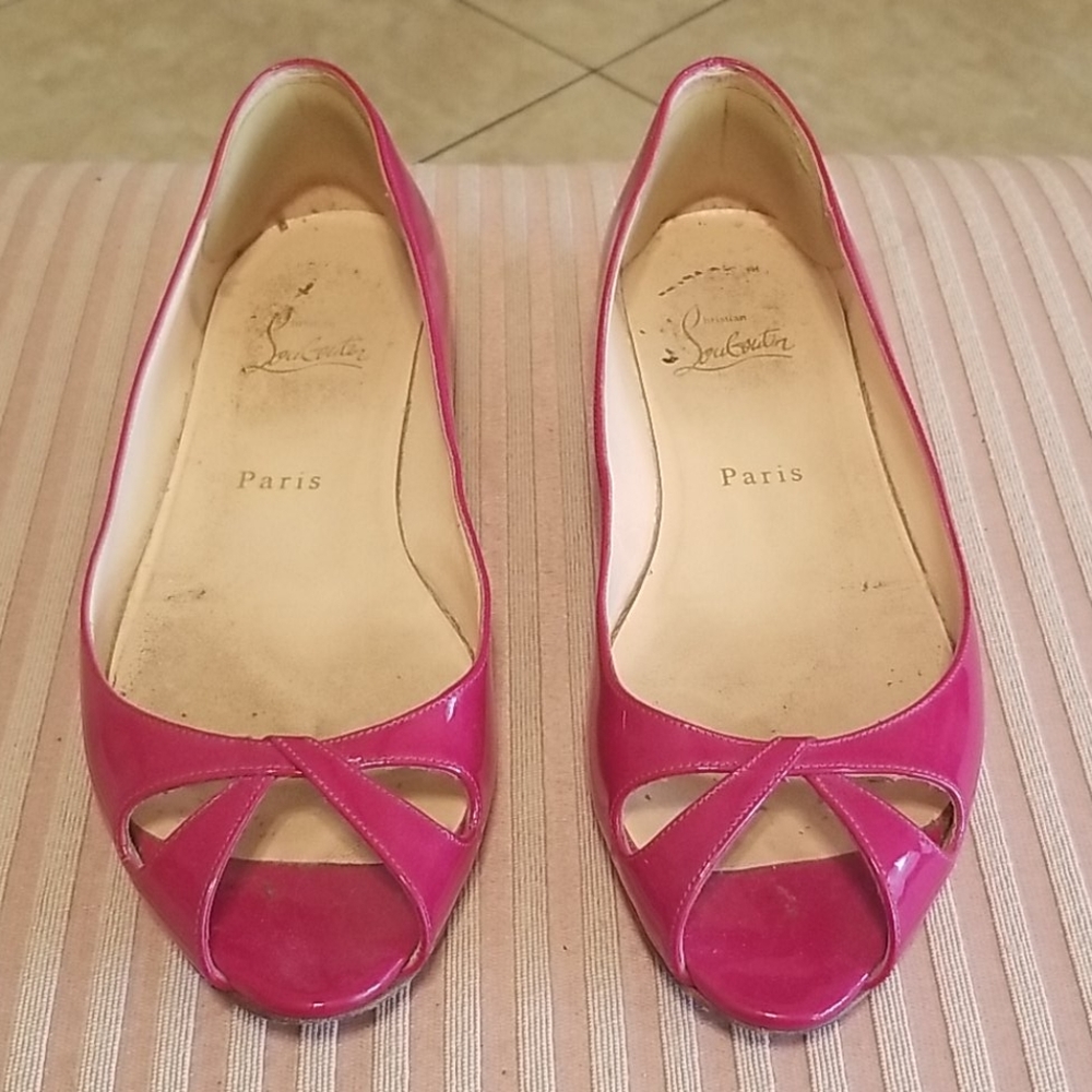 Authentic Christian Louboutin flats